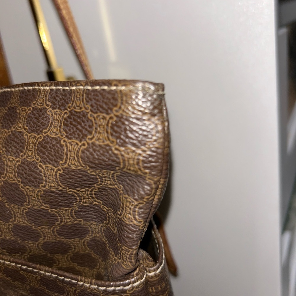 GUC Celine Triomphe Leather shoulder bag - Picture 6 of 16